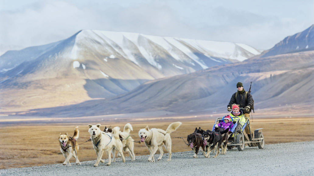 Hundeslede sommer Agurtxane Concellon Hurtigruten Svalbard