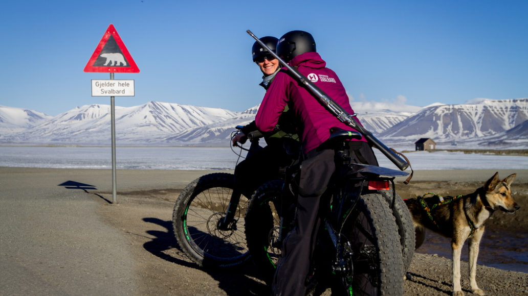 Sykkel i Adventdalen 2 Halvor Mykleby Hurtigruten Svalbard